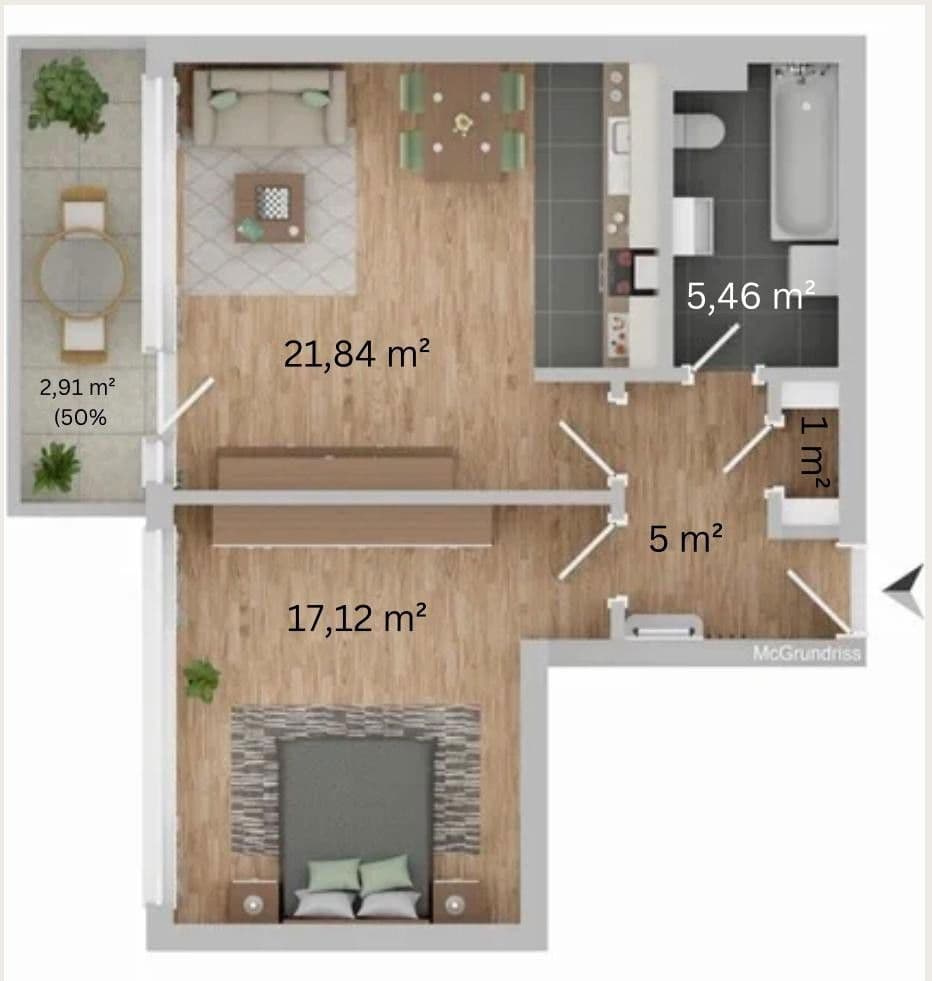 Prodej bytu 2+1 53 m², Fuerstenfeldbruck, Bavorsko Prodej bytu 2+1 53 m², Fuerstenfeldbruck, Bavorsko