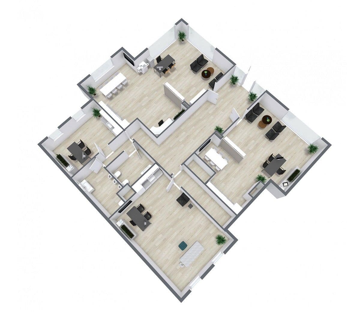 Pronájem kanceláře 250 m², Klosterlechfeld, Bavorsko Pronájem kanceláře 250 m², Klosterlechfeld, Bavorsko