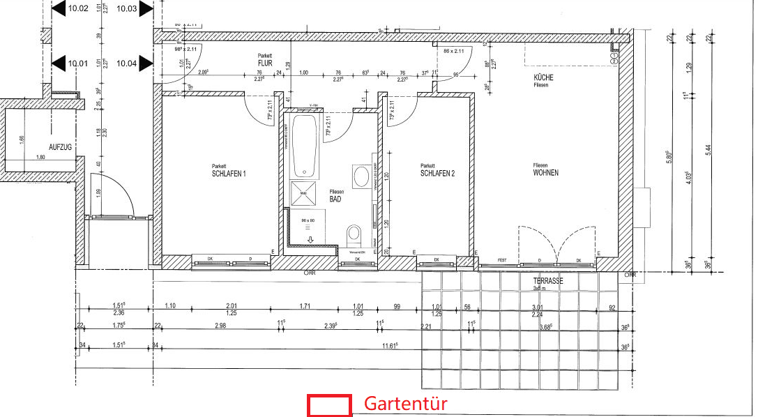 Pronájem bytu 3+1 68 m², Neubiberg, Bavorsko Pronájem bytu 3+1 68 m², Neubiberg, Bavorsko