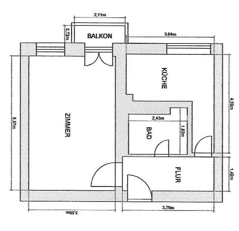 Prodej bytu 1+1 40 m², Berlin, Berlín Prodej bytu 1+1 40 m², Berlin, Berlín