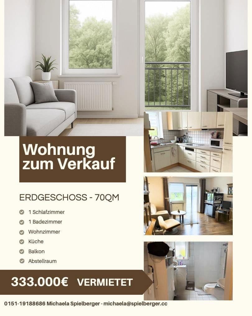 Prodej bytu 2+1 70 m², Bäumenheimer Str. 31, Donauwörth, Bavorsko Prodej bytu 2+1 70 m², Bäumenheimer Str. 31, Donauwörth, Bavorsko