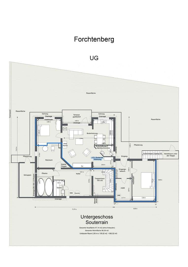 Prodej domu 293 m², pozemek 516 m², Ziegelsteige 38, Forchtenberg, Bádensko-Württembersko Prodej domu 293 m², pozemek 516 m², Ziegelsteige 38, Forchtenberg, Bádensko-Württembersko