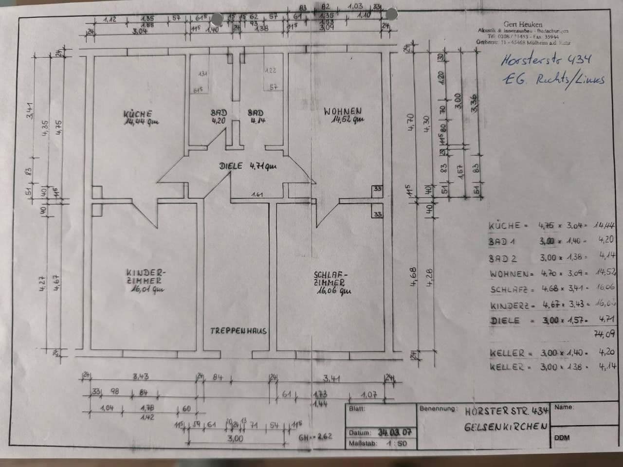 Prodej bytu 3+1 75 m², Horsterstrasse 434, Gelsenkirchen, Severní Porýní-Vestfálsko Prodej bytu 3+1 75 m², Horsterstrasse 434, Gelsenkirchen, Severní Porýní-Vestfálsko