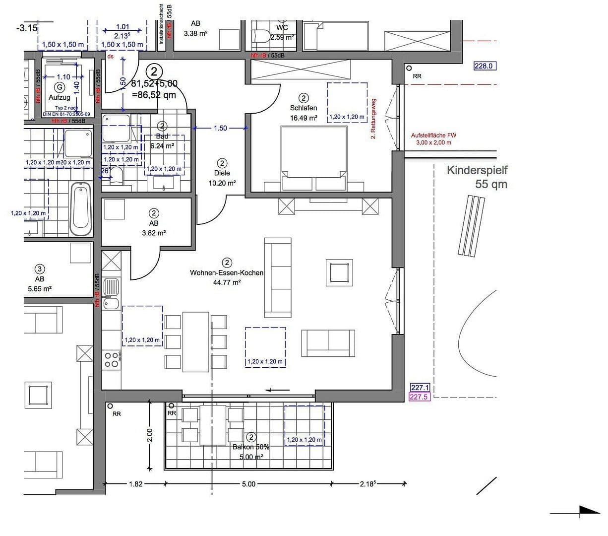 Pronájem bytu 2+1 87 m², Paracelsusutraße 1b, Gummersbach, Severní Porýní-Vestfálsko Pronájem bytu 2+1 87 m², Paracelsusutraße 1b, Gummersbach, Severní Porýní-Vestfálsko