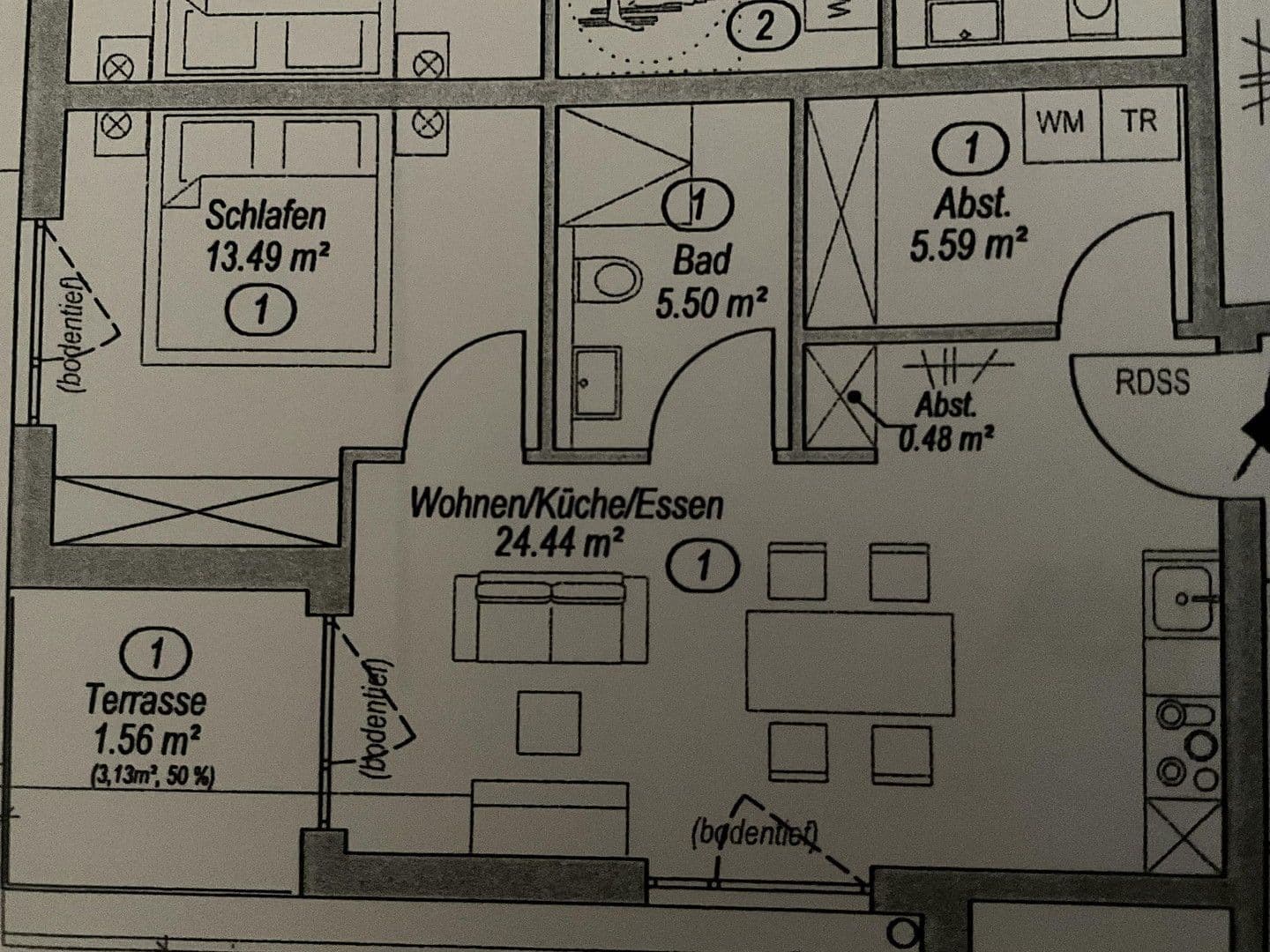 Pronájem bytu 2+1 53 m², Remagen, Porýní-Falc Pronájem bytu 2+1 53 m², Remagen, Porýní-Falc