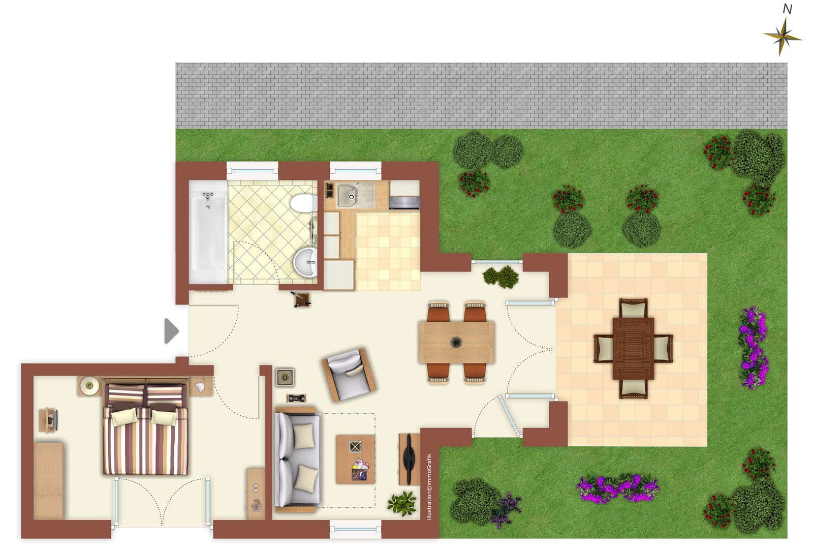 Pronájem bytu 2+1 30 m², Baderstrasse 5, Herrsching, Bavorsko Pronájem bytu 2+1 30 m², Baderstrasse 5, Herrsching, Bavorsko
