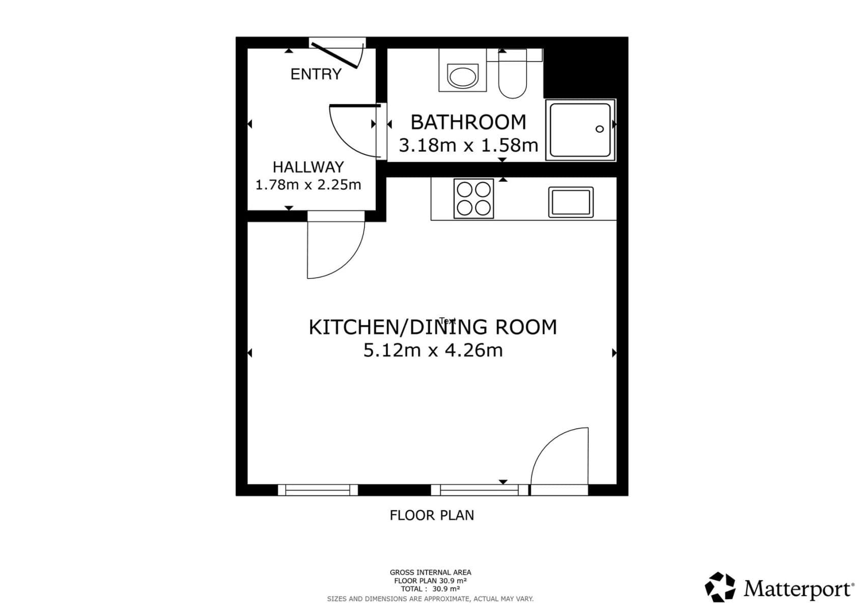 Pronájem bytu 1+kk 31 m², Fabiánové, Praha, Praha Pronájem bytu 1+kk 31 m², Fabiánové, Praha, Praha