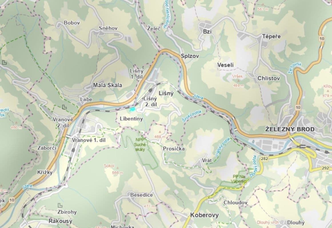Prodej pozemku 5.654 m², Líšný, Liberecký kraj Prodej pozemku 5.654 m², Líšný, Liberecký kraj