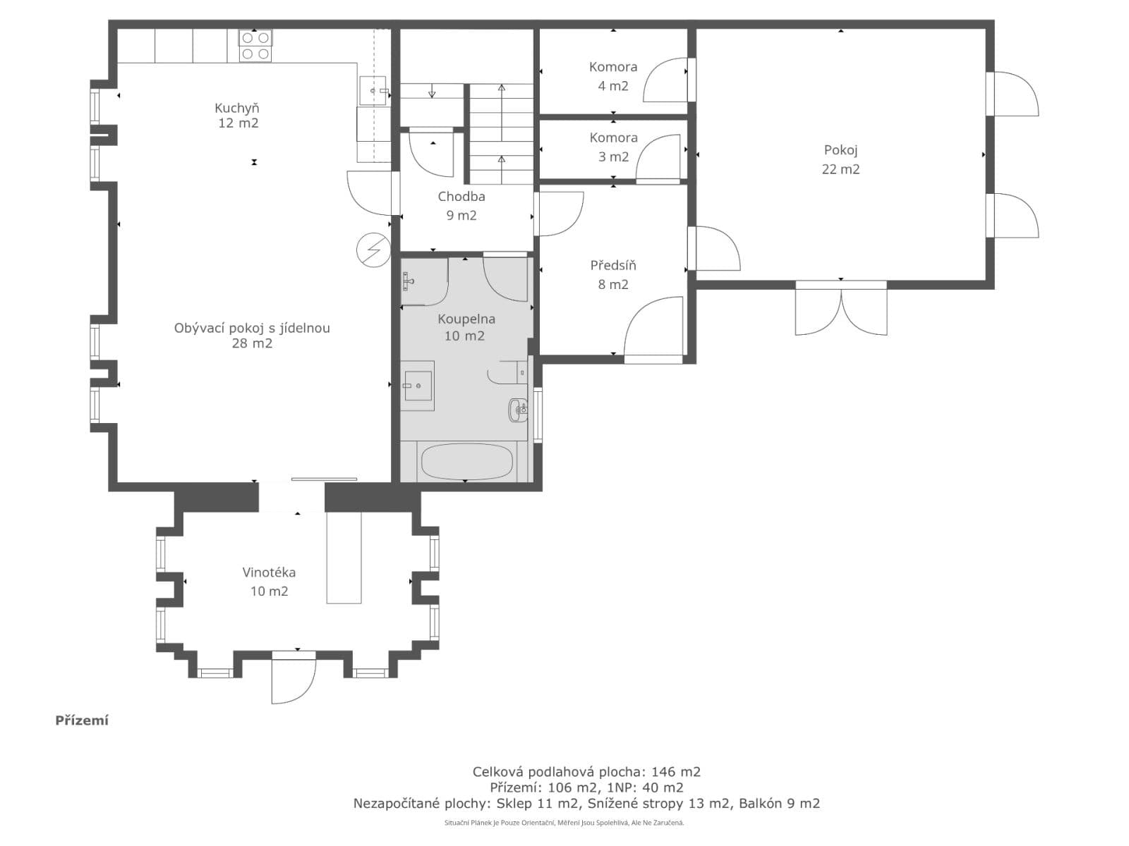 Prodej domu 160 m², pozemek 570 m², Jana Čermáka, Přišimasy, Středočeský kraj Prodej domu 160 m², pozemek 570 m², Jana Čermáka, Přišimasy, Středočeský kraj