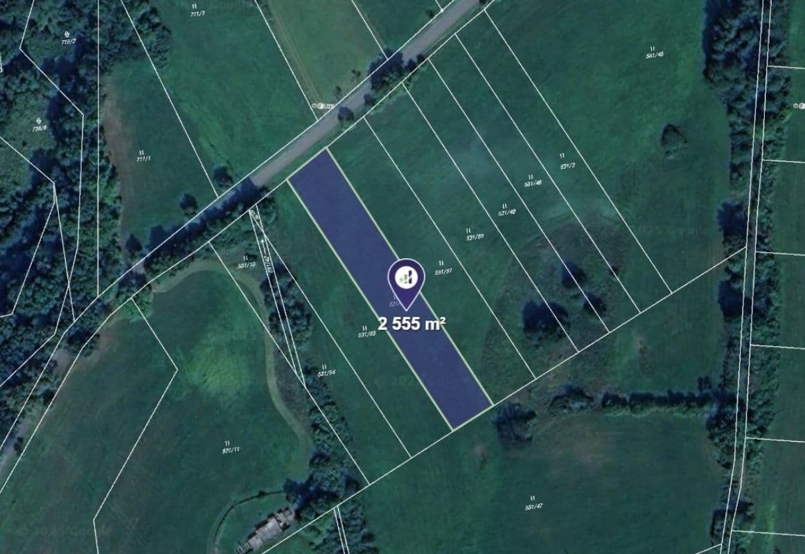 Prodej pozemku 2.555 m², Broumy, Středočeský kraj Prodej pozemku 2.555 m², Broumy, Středočeský kraj