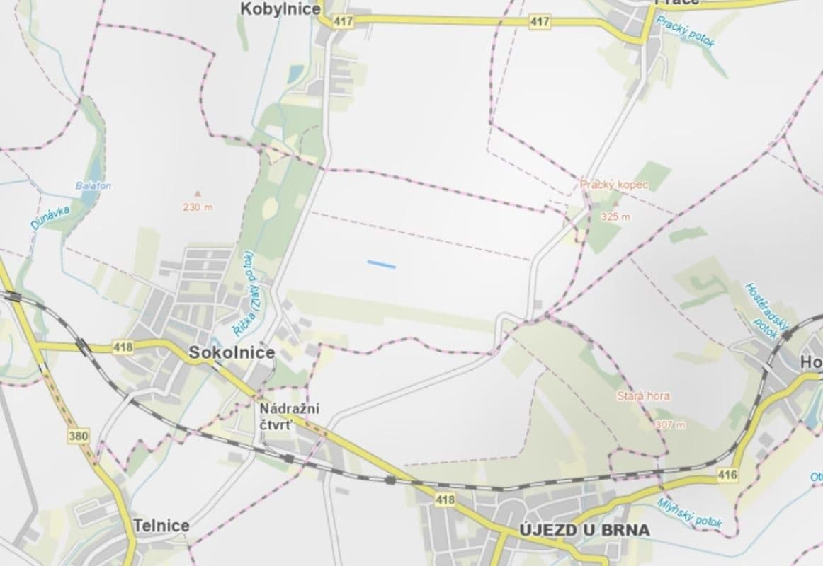Prodej pozemku 2.979 m², Sokolnice, Jihomoravský kraj Prodej pozemku 2.979 m², Sokolnice, Jihomoravský kraj