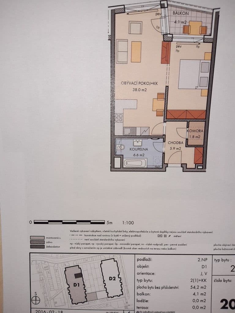 Pronájem bytu 2+kk 55 m², Honzíkova, Praha, Praha Pronájem bytu 2+kk 55 m², Honzíkova, Praha, Praha