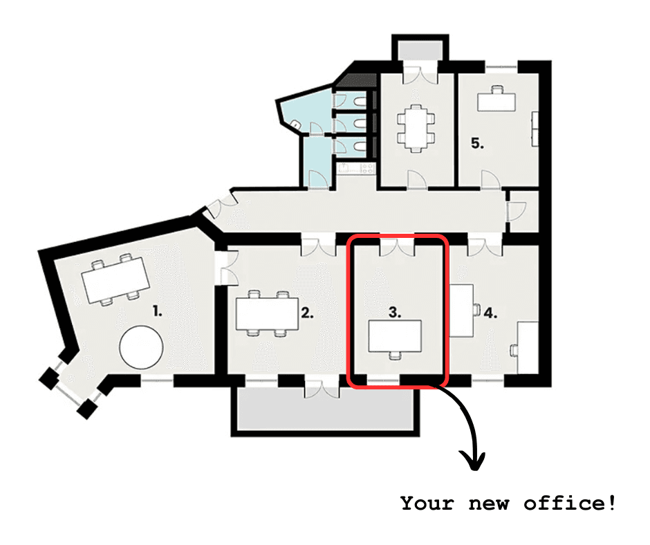 Pronájem kanceláře 23 m², Letenské náměstí, Praha, Praha Pronájem kanceláře 23 m², Letenské náměstí, Praha, Praha