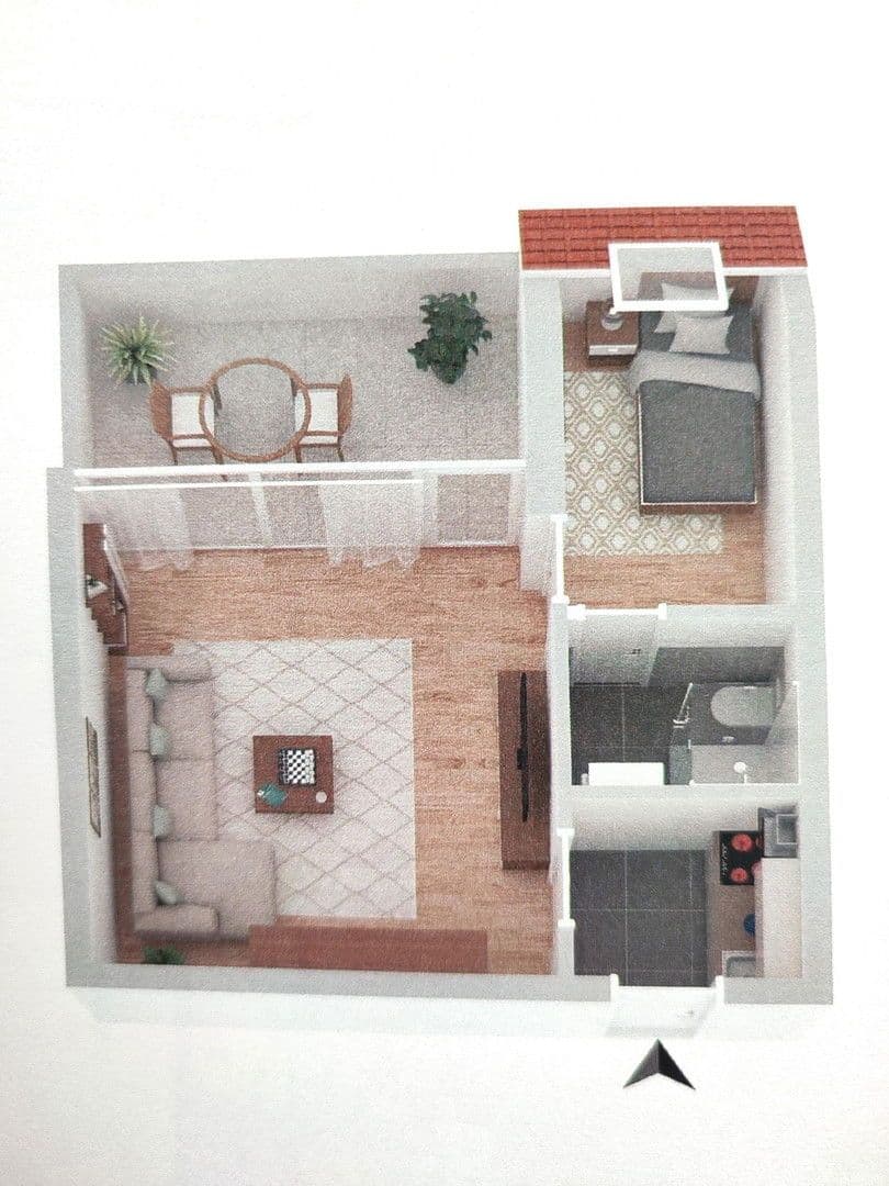 Pronájem bytu 1+kk 33 m², Bussenstraße 6, Kornwestheim, Bádensko-Württembersko Pronájem bytu 1+kk 33 m², Bussenstraße 6, Kornwestheim, Bádensko-Württembersko