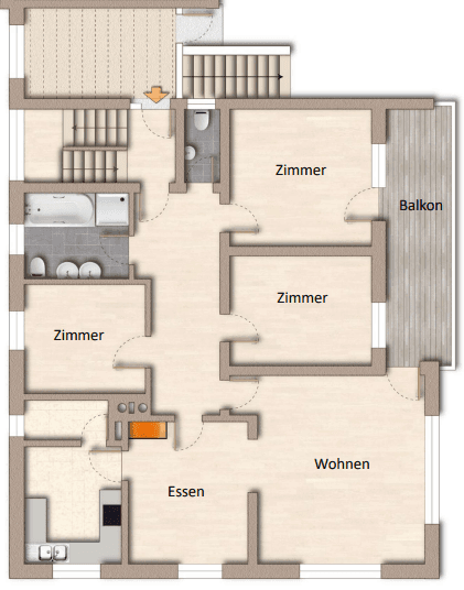 Pronájem bytu 5+1 107 m², Unterschneidheim, Bádensko-Württembersko Pronájem bytu 5+1 107 m², Unterschneidheim, Bádensko-Württembersko