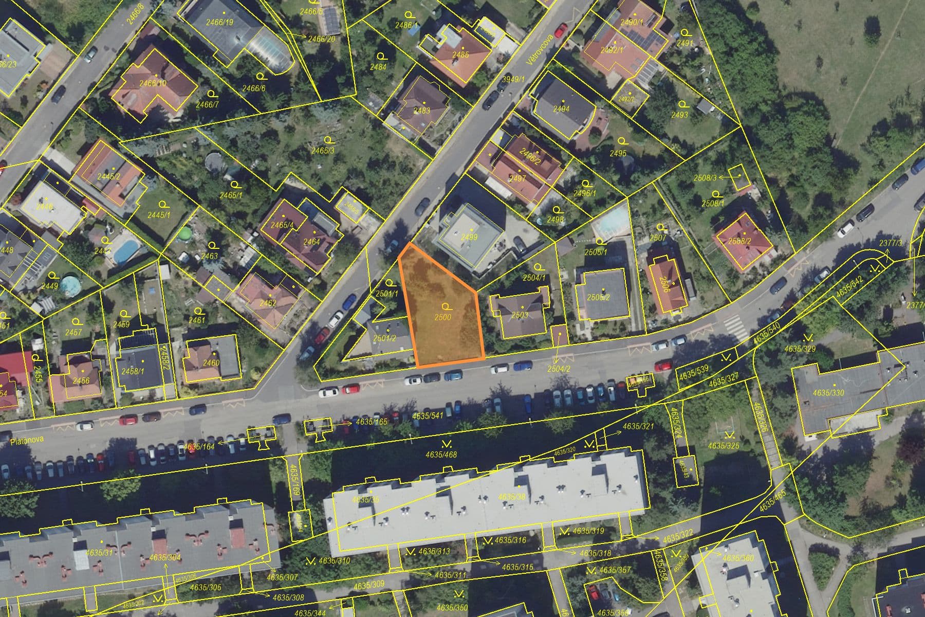 Prodej pozemku 401 m², Platónova, Praha, Praha Prodej pozemku 401 m², Platónova, Praha, Praha