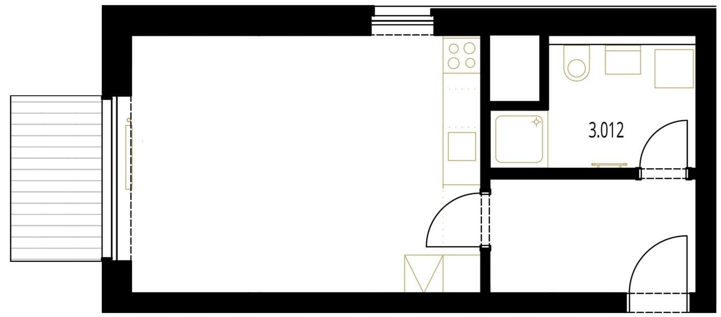 Pronájem bytu 1+kk 36 m², Měděná, Plzeň, Plzeňský kraj Pronájem bytu 1+kk 36 m², Měděná, Plzeň, Plzeňský kraj