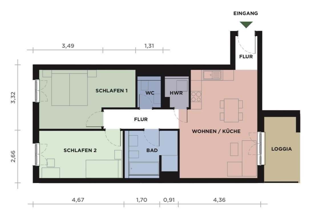 Prodej bytu 3+1 75 m², Susan-Sontag-Weg 7, Darmstadt, Hessen Prodej bytu 3+1 75 m², Susan-Sontag-Weg 7, Darmstadt, Hessen