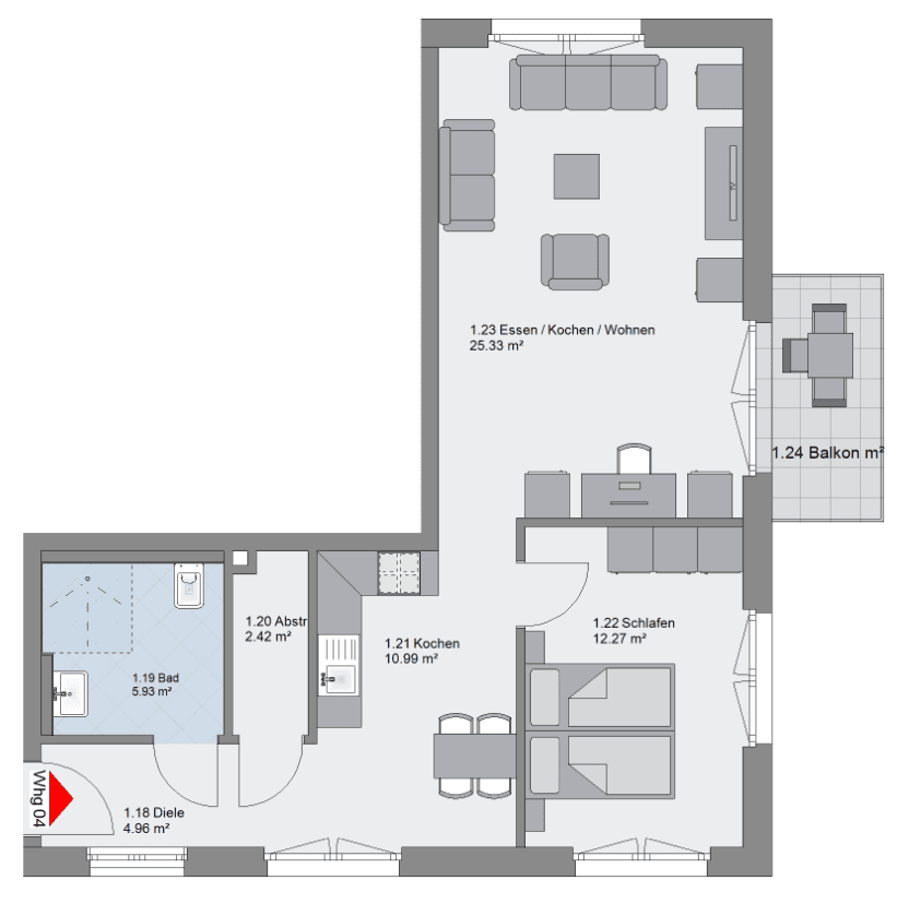 Prodej bytu 2+1 68 m², Stemwarder Str. 24, Hamburg, Hamburg Prodej bytu 2+1 68 m², Stemwarder Str. 24, Hamburg, Hamburg