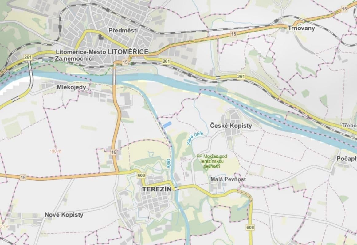 Prodej pozemku 4.321 m², Terezín, Ústecký kraj Prodej pozemku 4.321 m², Terezín, Ústecký kraj