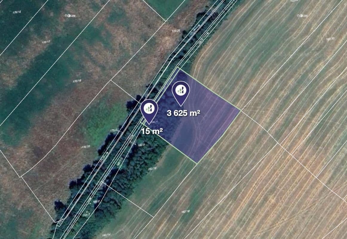 Prodej pozemku 3.640 m², Hostomice, Středočeský kraj Prodej pozemku 3.640 m², Hostomice, Středočeský kraj