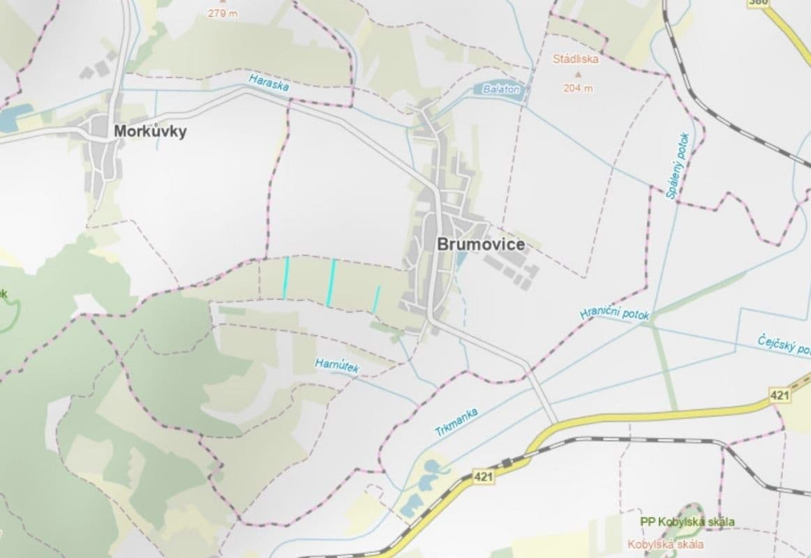 Prodej pozemku 9.015 m², Brumovice, Jihomoravský kraj Prodej pozemku 9.015 m², Brumovice, Jihomoravský kraj