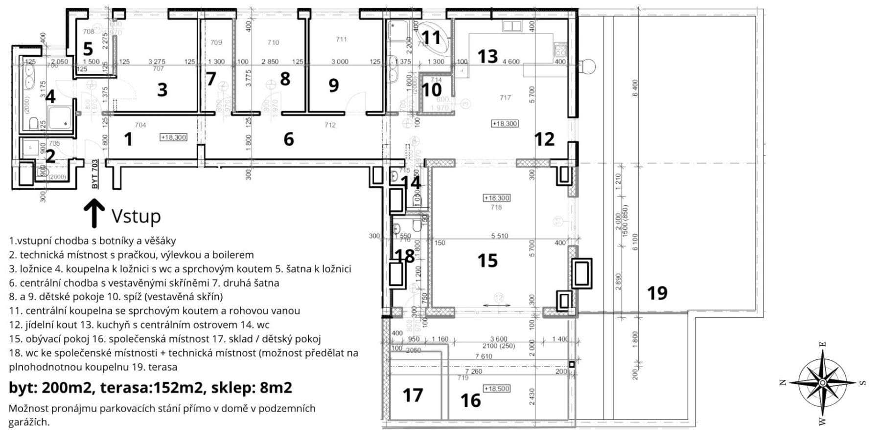 Prodej bytu 6+kk 200 m², Nerudova, Tábor, Jihočeský kraj Prodej bytu 6+kk 200 m², Nerudova, Tábor, Jihočeský kraj