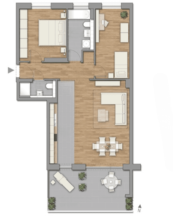 Pronájem bytu 3+1 92 m², Neuenhainer Str. 13, Frankfurt am Main, Hessen Pronájem bytu 3+1 92 m², Neuenhainer Str. 13, Frankfurt am Main, Hessen