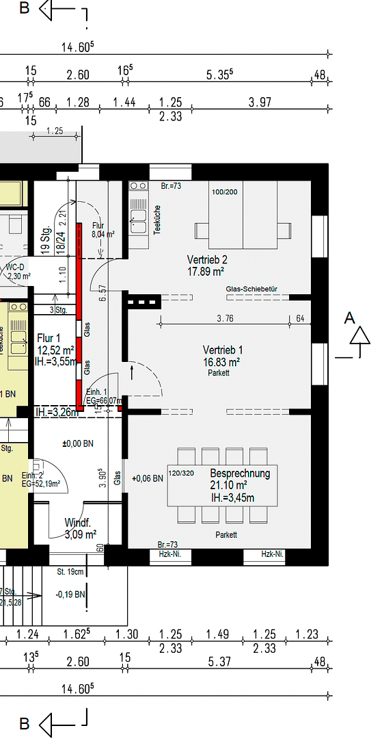 Pronájem kanceláře 60 m², Rembertring 40, Bremen, Bremen Pronájem kanceláře 60 m², Rembertring 40, Bremen, Bremen
