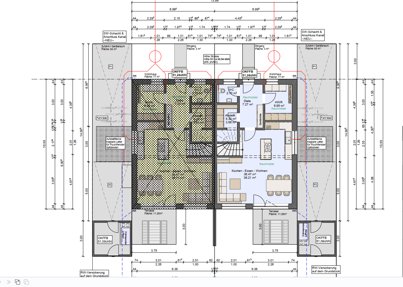 Pronájem domu 129 m², pozemek 246 m², Hebbelstr.6 u. 6a, Neuenkirchen, Severní Porýní-Vestfálsko Pronájem domu 129 m², pozemek 246 m², Hebbelstr.6 u. 6a, Neuenkirchen, Severní Porýní-Vestfálsko