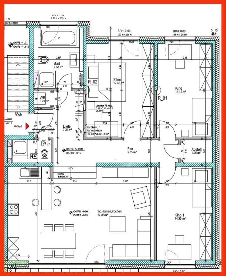 Pronájem bytu 4+1 120 m², Kalbacher Hauptstraße 48, Frankfurt am Main, Hessen Pronájem bytu 4+1 120 m², Kalbacher Hauptstraße 48, Frankfurt am Main, Hessen