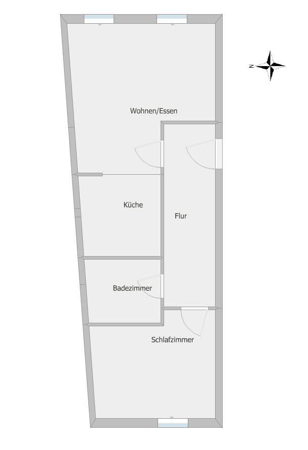 Pronájem bytu 2+1 56 m², Adlerstraße 203, Neuburg an der Donau, Bavorsko Pronájem bytu 2+1 56 m², Adlerstraße 203, Neuburg an der Donau, Bavorsko