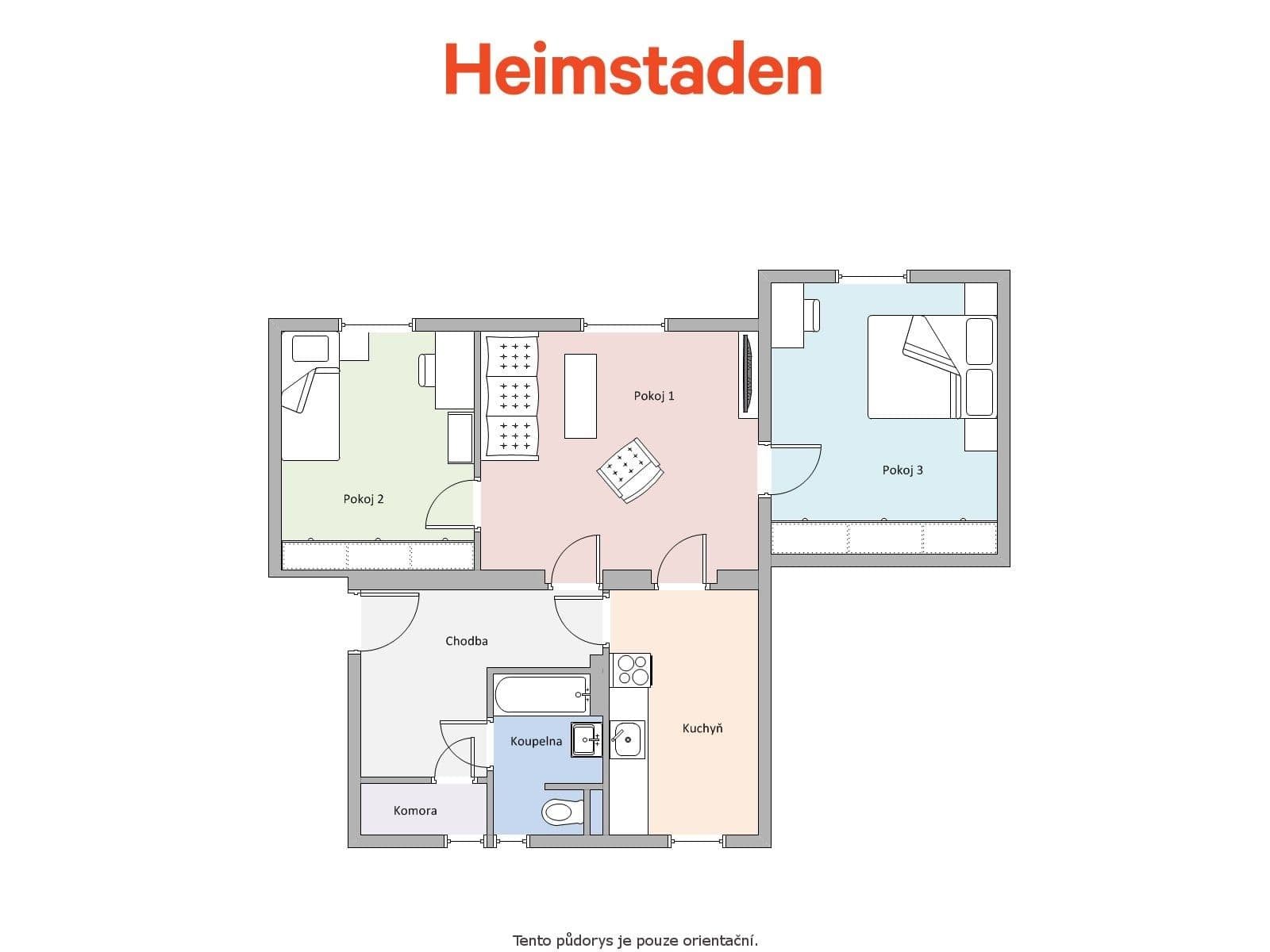 Pronájem bytu 3+1 70 m², Jarošova, Havířov, Moravskoslezský kraj Pronájem bytu 3+1 70 m², Jarošova, Havířov, Moravskoslezský kraj