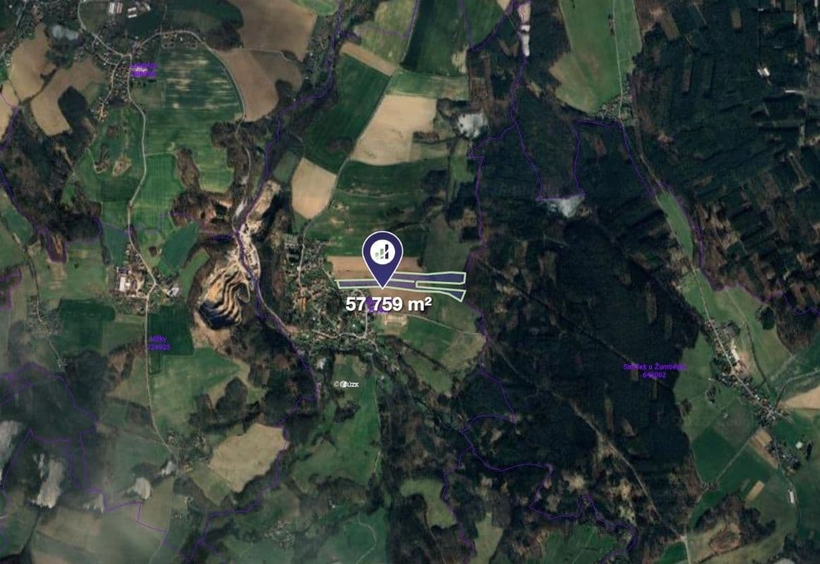 Prodej pozemku 57.759 m², Žumberk, Pardubický kraj Prodej pozemku 57.759 m², Žumberk, Pardubický kraj