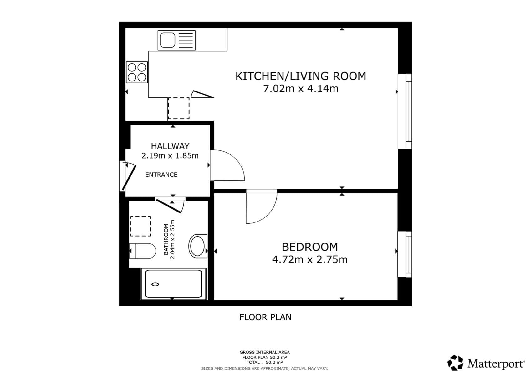 Pronájem bytu 2+kk 48 m², Medkova, Praha, Praha Pronájem bytu 2+kk 48 m², Medkova, Praha, Praha