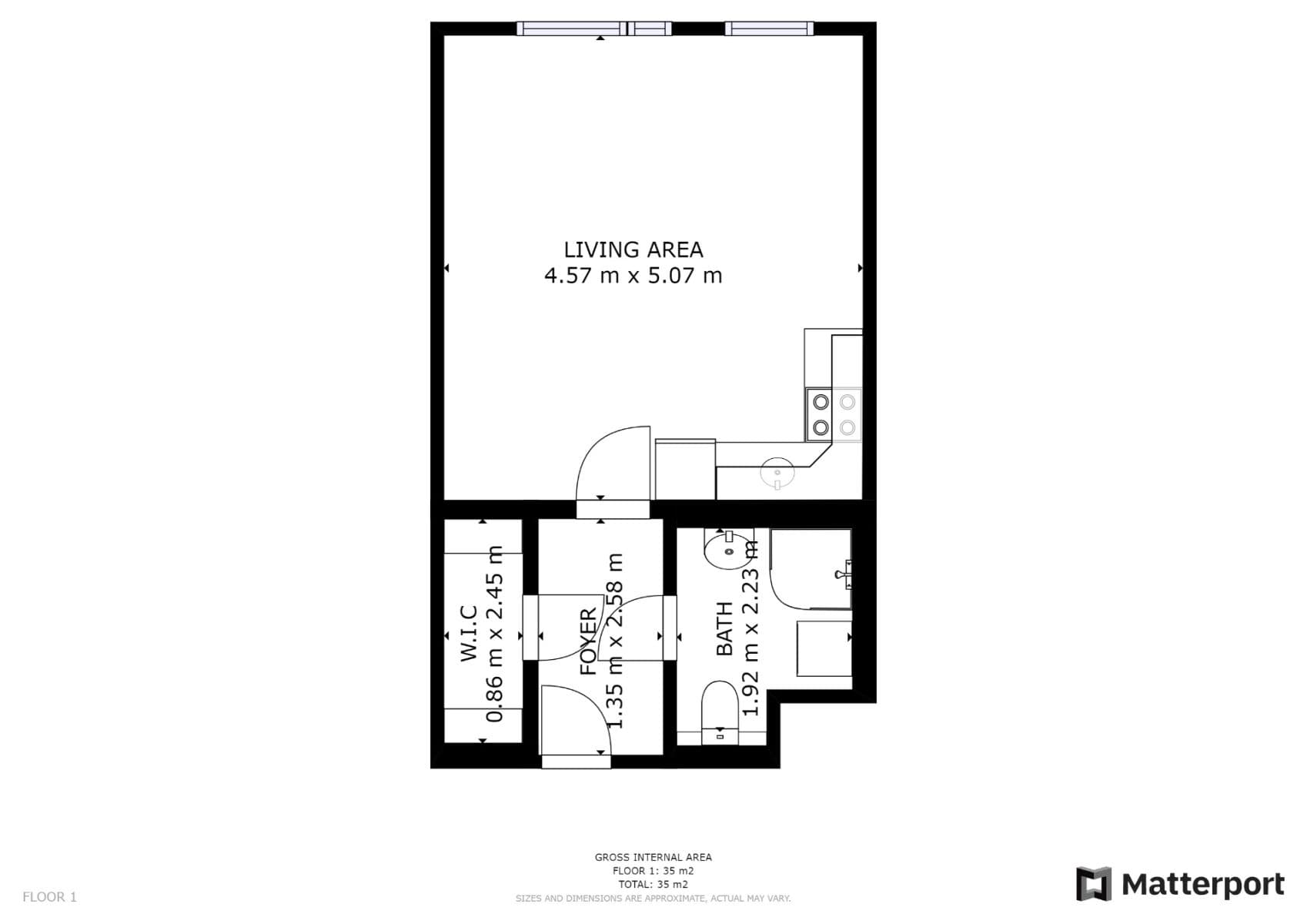 Pronájem bytu 1+kk 32 m², Raichlova, Praha, Praha Pronájem bytu 1+kk 32 m², Raichlova, Praha, Praha