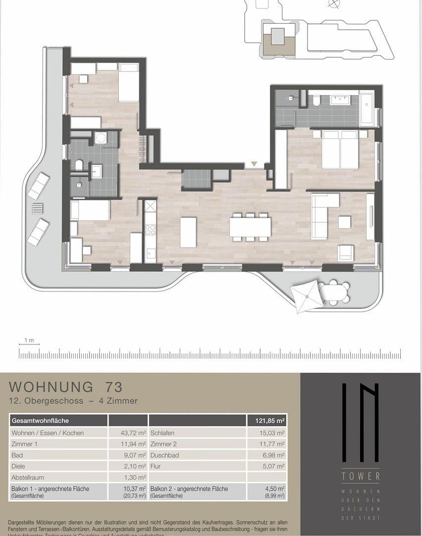 Prodej bytu 4+1 122 m², Ingolstadt, Bavorsko Prodej bytu 4+1 122 m², Ingolstadt, Bavorsko