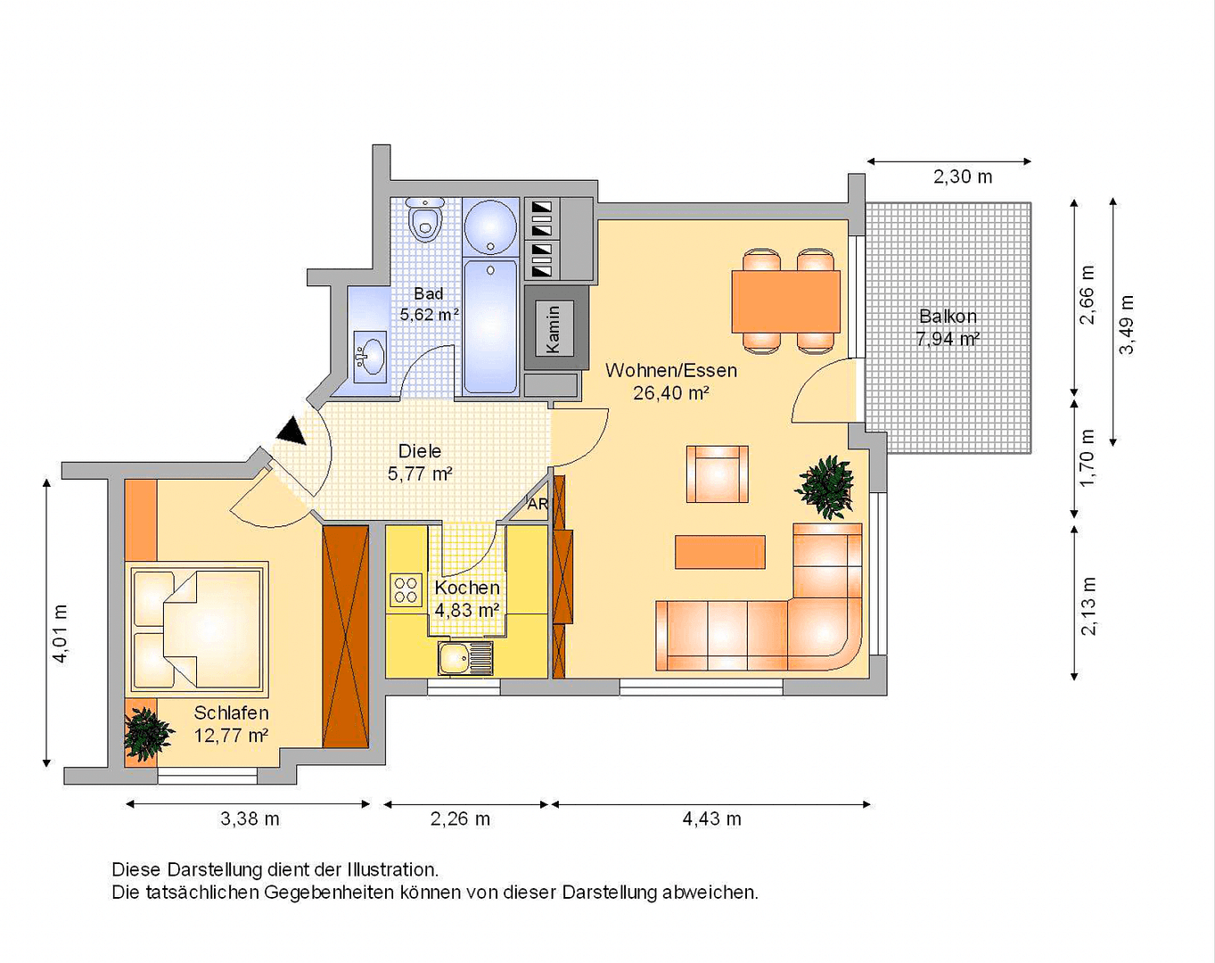 Prodej bytu 2+kk 59 m², Flörsheim, Hessen Prodej bytu 2+kk 59 m², Flörsheim, Hessen