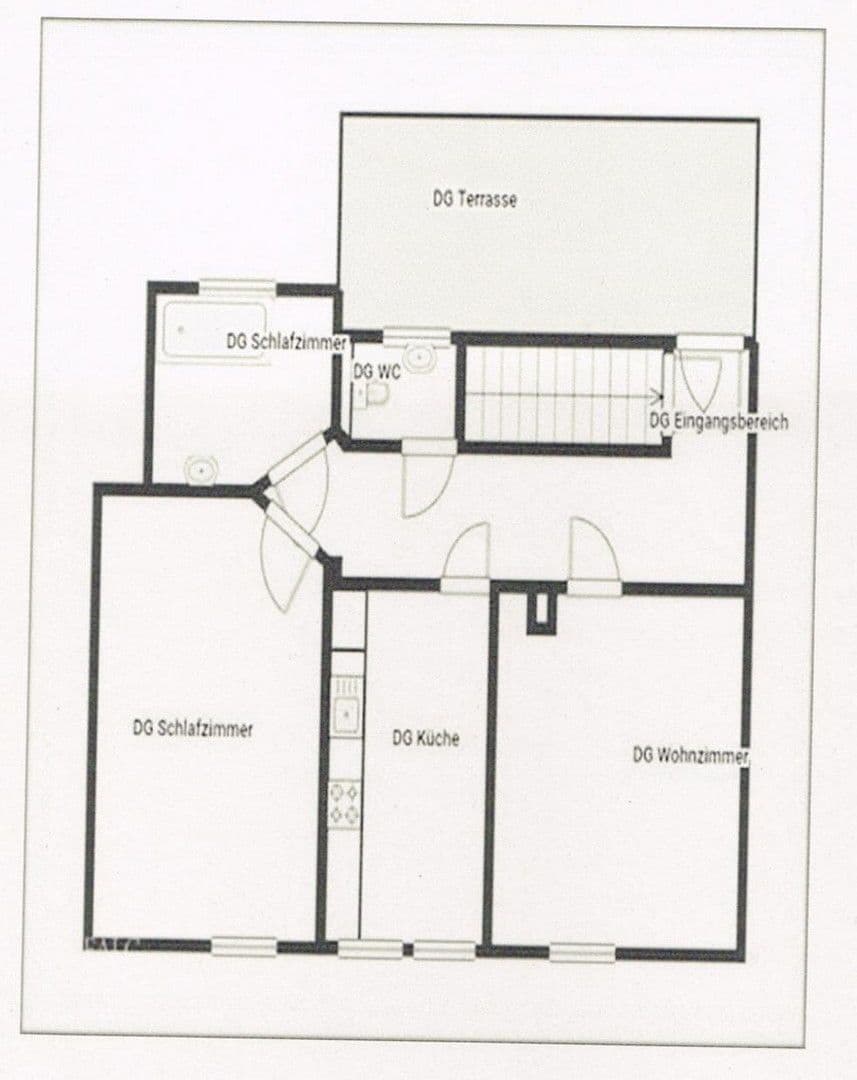 Pronájem bytu 3+1 83 m², Grabenstrasse 5, Bad Breisig, Porýní-Falc Pronájem bytu 3+1 83 m², Grabenstrasse 5, Bad Breisig, Porýní-Falc
