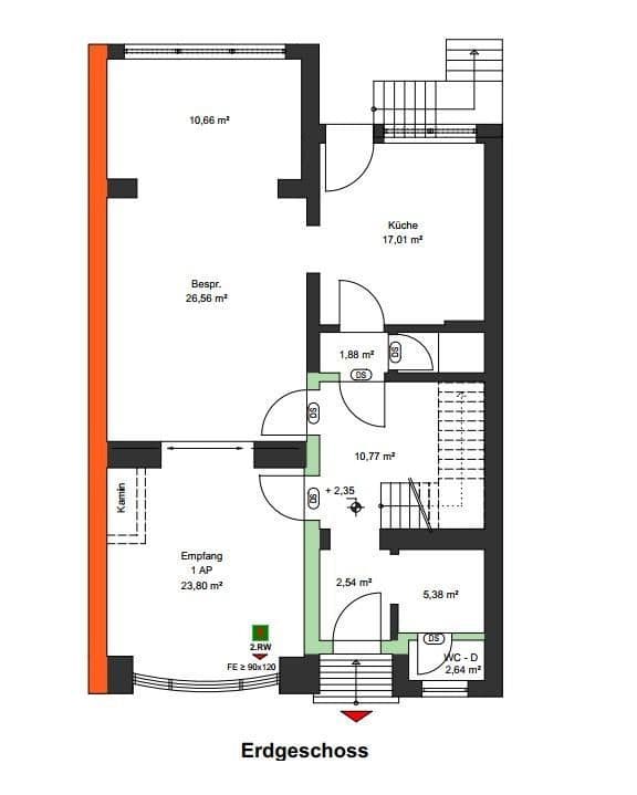Pronájem kanceláře 403 m², Wuppertal, Severní Porýní-Vestfálsko Pronájem kanceláře 403 m², Wuppertal, Severní Porýní-Vestfálsko