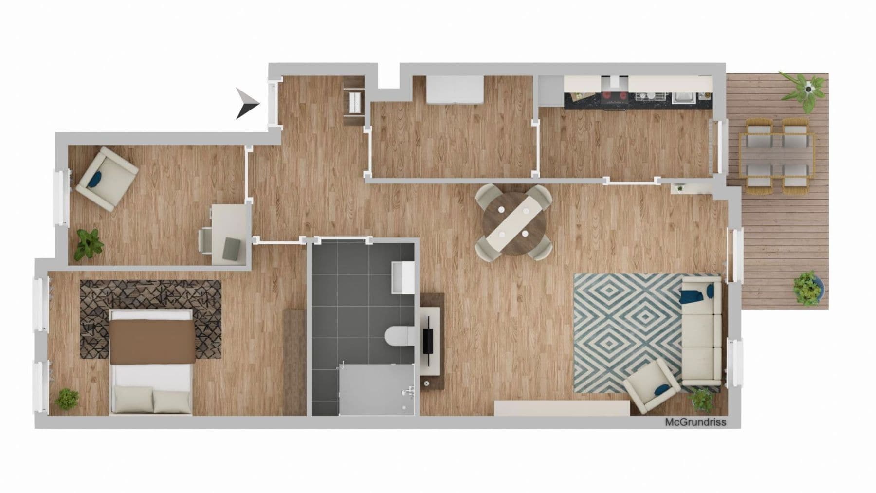 Prodej bytu 3+1 84 m², Rerik, Mecklenburg-Vorpommern Prodej bytu 3+1 84 m², Rerik, Mecklenburg-Vorpommern