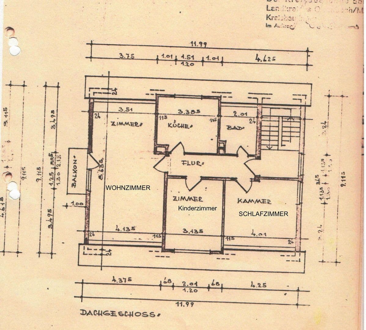 Pronájem bytu 3+1 75 m², Hanau, Hessen Pronájem bytu 3+1 75 m², Hanau, Hessen