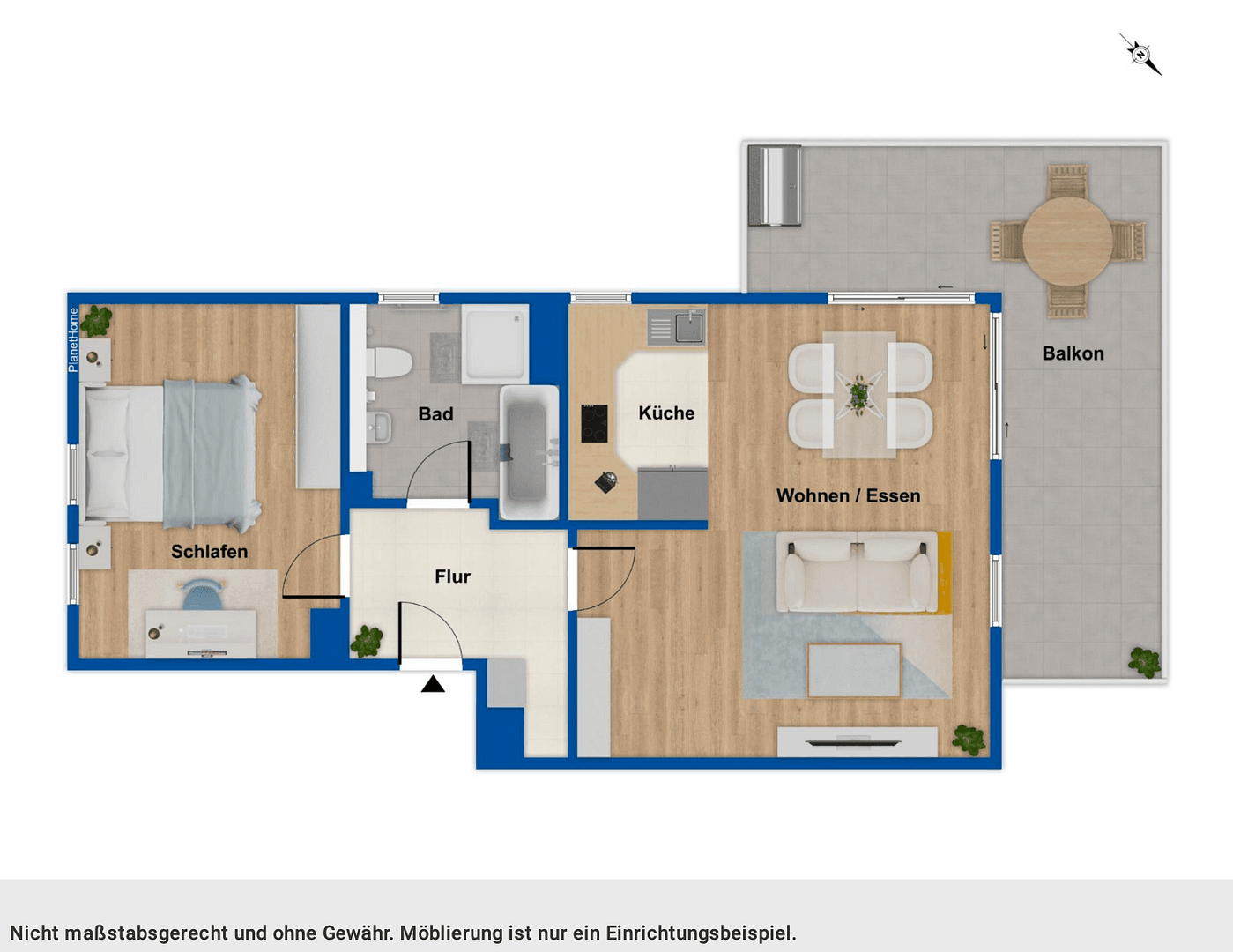 Pronájem bytu 2+1 65 m², Schongauerstraße 3, Wiesbaden, Hessen Pronájem bytu 2+1 65 m², Schongauerstraße 3, Wiesbaden, Hessen