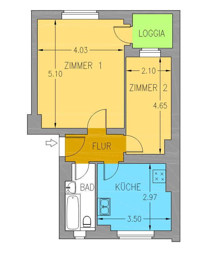 Prodej bytu 2+1 51 m², Heinz-Bartsch-Straße 2, Berlin, Berlín Prodej bytu 2+1 51 m², Heinz-Bartsch-Straße 2, Berlin, Berlín