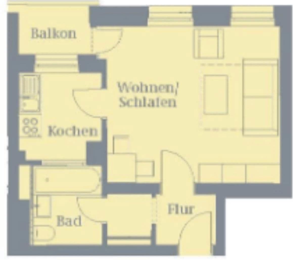 Prodej bytu 1+1 32 m², Seydlitzplatz 10, München, Bavorsko Prodej bytu 1+1 32 m², Seydlitzplatz 10, München, Bavorsko