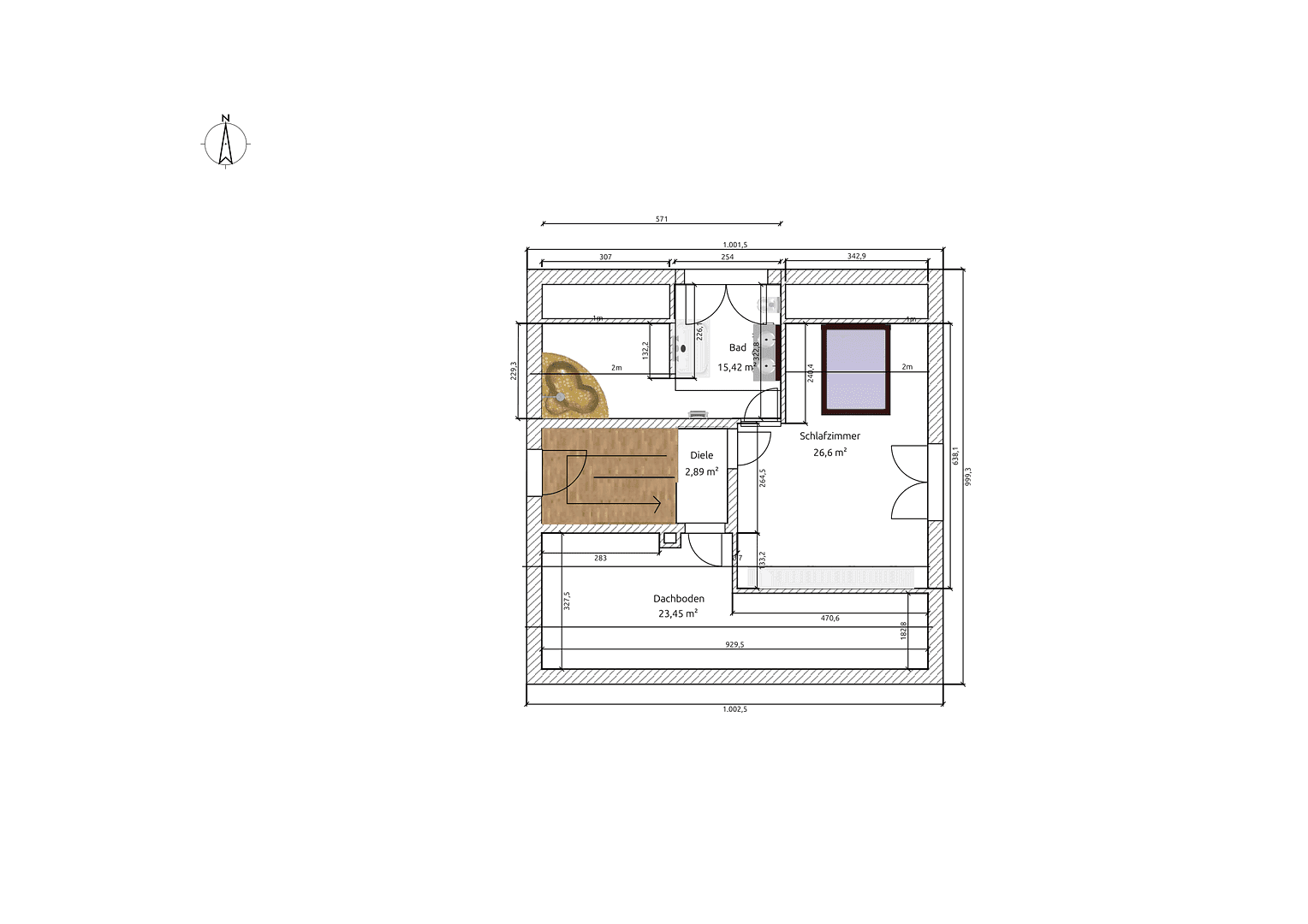 Pronájem domu 190 m², pozemek 578 m², Haiming, Bavorsko Pronájem domu 190 m², pozemek 578 m², Haiming, Bavorsko