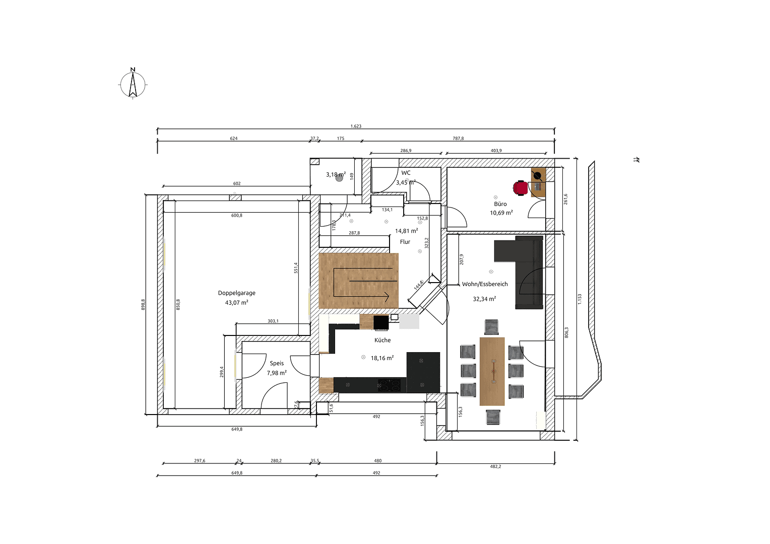 Pronájem domu 190 m², pozemek 578 m², Haiming, Bavorsko Pronájem domu 190 m², pozemek 578 m², Haiming, Bavorsko