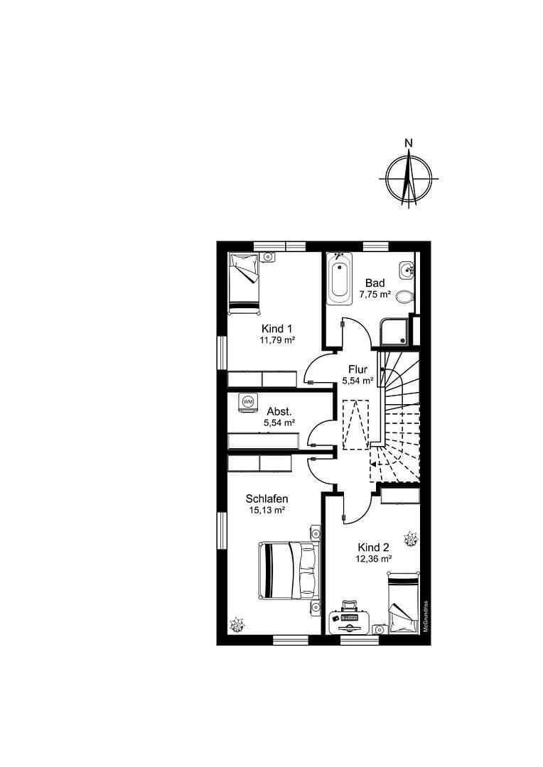 Pronájem domu 131 m², pozemek 85 m², Appelboomtwiete, 10, Alveslohe, Šlesvicko-Holštýnsko Pronájem domu 131 m², pozemek 85 m², Appelboomtwiete, 10, Alveslohe, Šlesvicko-Holštýnsko