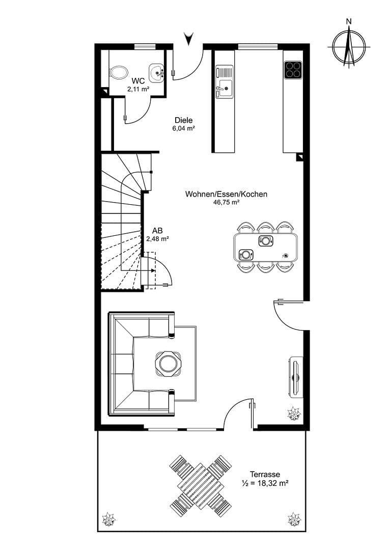 Pronájem domu 131 m², pozemek 85 m², Appelboomtwiete, 10, Alveslohe, Šlesvicko-Holštýnsko Pronájem domu 131 m², pozemek 85 m², Appelboomtwiete, 10, Alveslohe, Šlesvicko-Holštýnsko