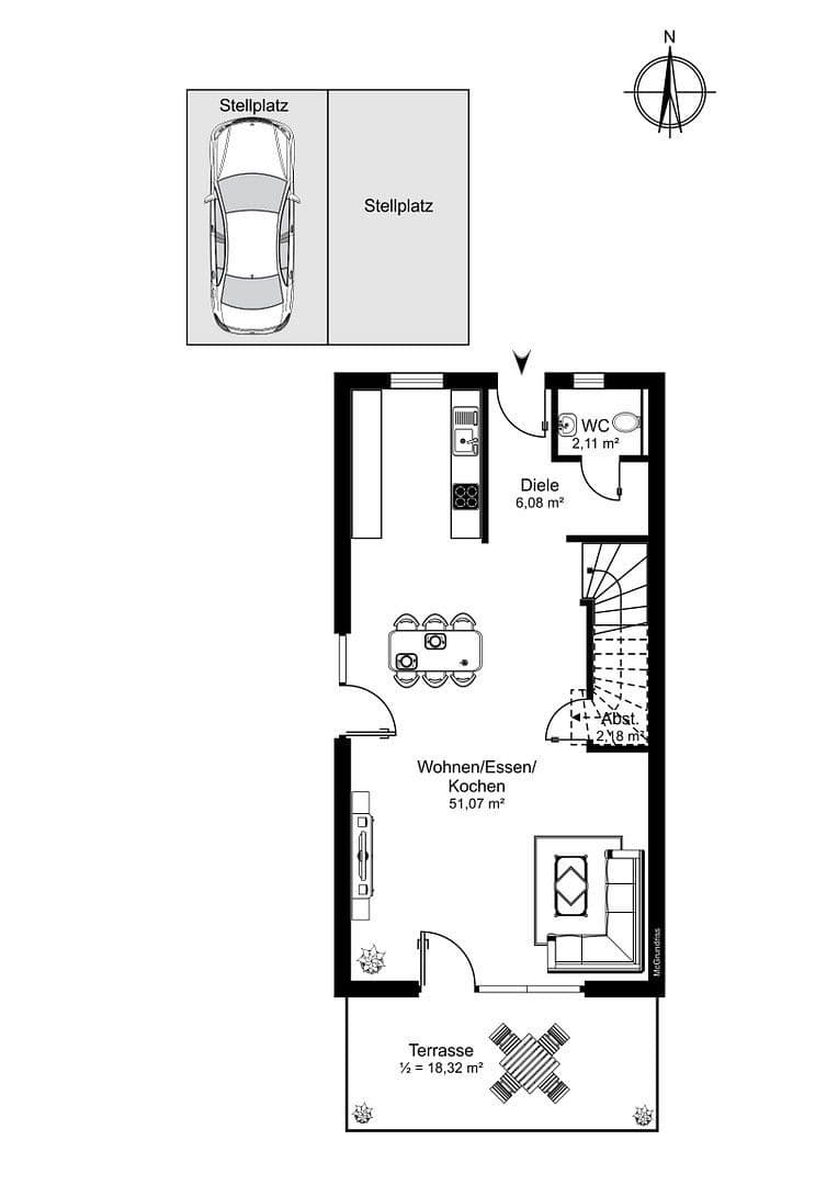 Pronájem domu 131 m², pozemek 85 m², Appelboomtwiete, 10, Alveslohe, Šlesvicko-Holštýnsko Pronájem domu 131 m², pozemek 85 m², Appelboomtwiete, 10, Alveslohe, Šlesvicko-Holštýnsko